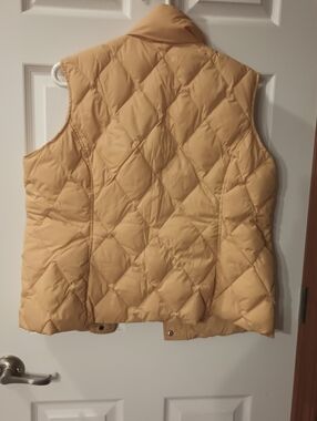 Quilted Puffer Vest in Sunflower